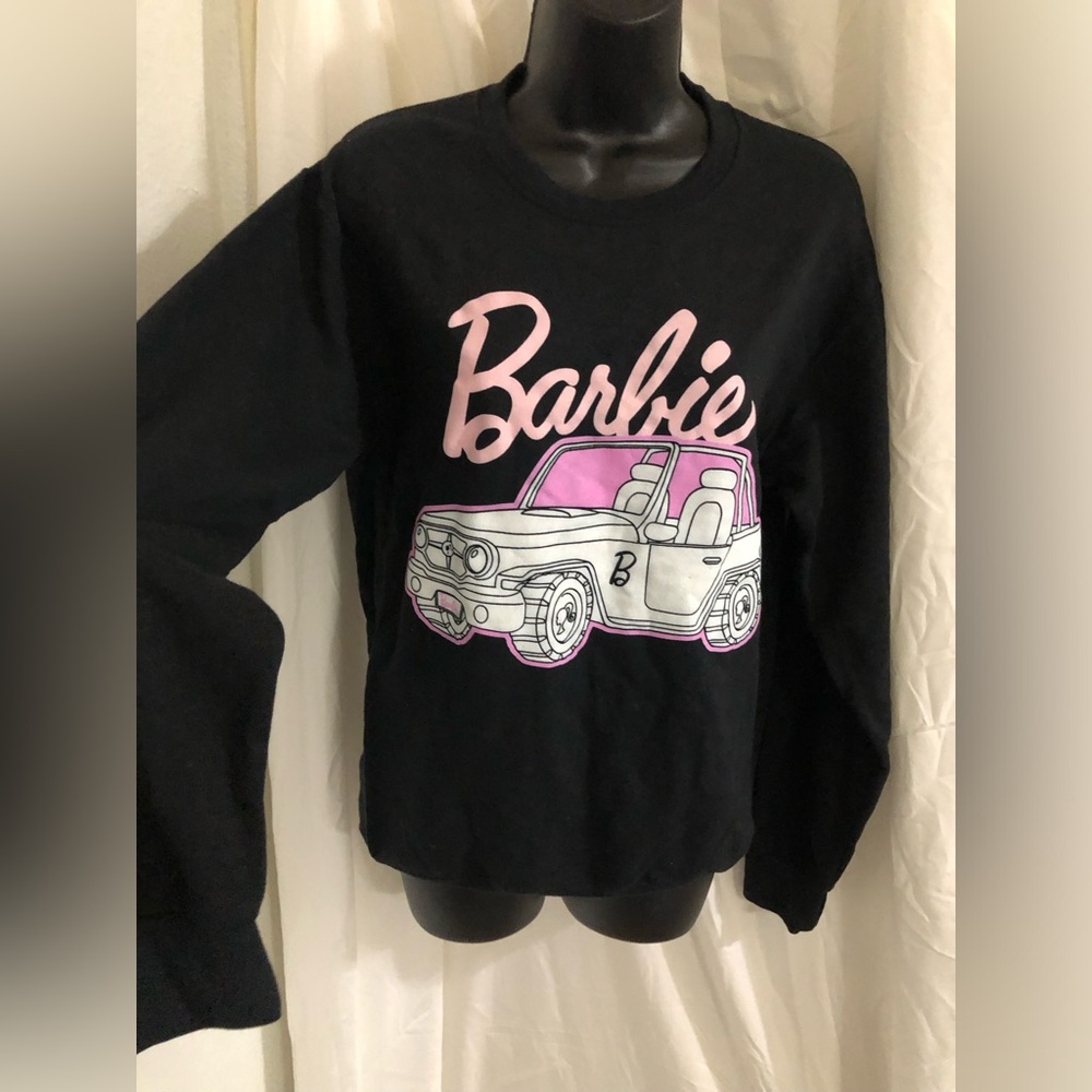 Barbie‎ monogram 4x4 Barbie jeep truck printed sweatshirt size small brand new